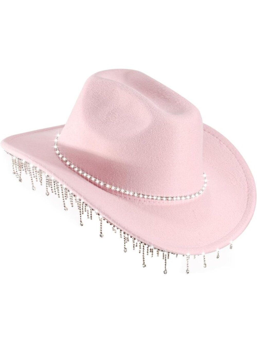 Sparkly Rhinestone Cowgirl Hat for Women - Glitter Western Cowboy Hat 2026